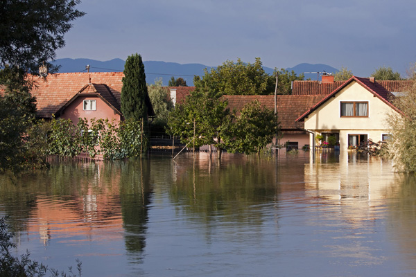 Flooded homes, protect your home with Selective Insurance's home insurance or renters insurance